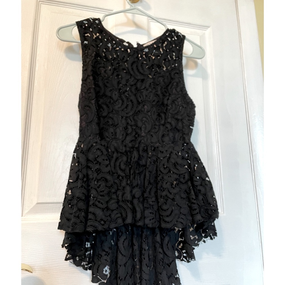Black lace top